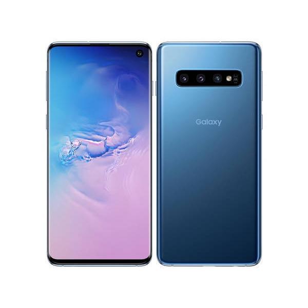 SIMフリーSIMロック解除済au Galaxy S10 SCV41 Prism Blue ブルー青