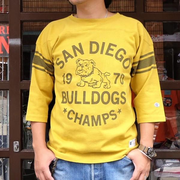 別注 チャンピオン フットボールシャツ Champion BUDDY別注 3/4