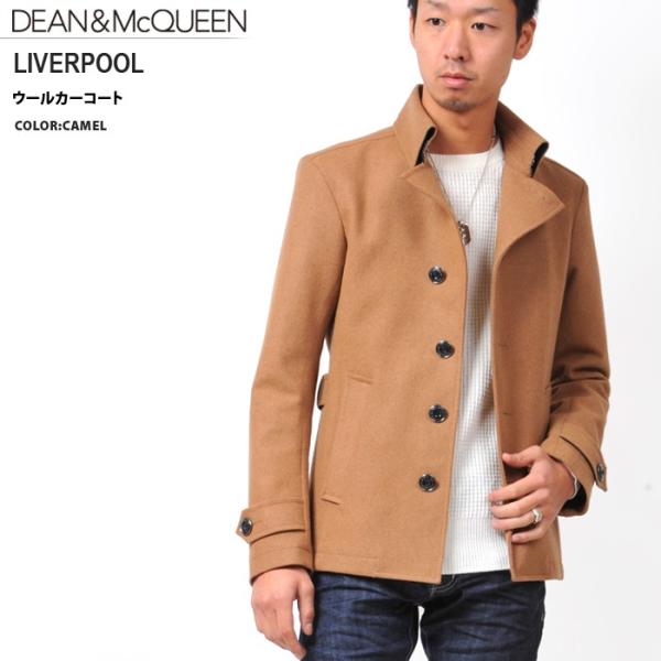 DEAN＆McQUEEN(ディーン＆マックイーン)ウール_カーコート(キャメル(64