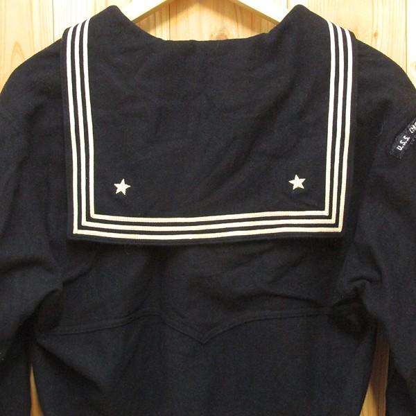 US.NAVY『ウール セーラー シャツ/ジャケット』ビンテージ 60' 古着