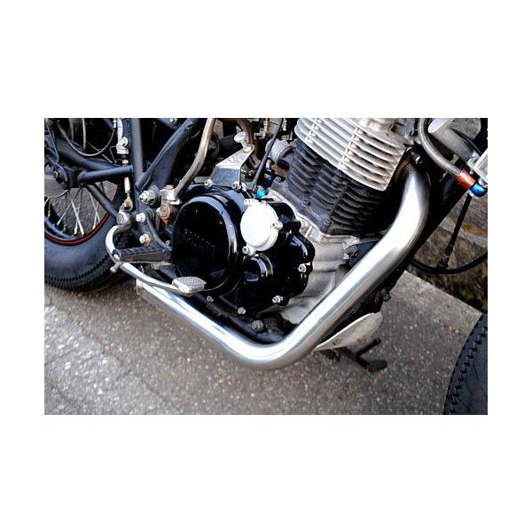 ショートドラッグパイプ マフラー サイレンサー無し/SR400/SR500