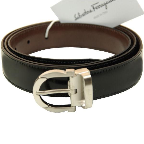 Ferragamo ベルト 約105cm フェラガモ ベルト メンズ 紳士 フォーマル リバーシブルベルト
