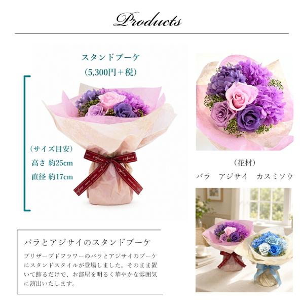 紫陽花ブーケ SET お花 紫陽花ブーケ 本店 アジサイ ウェディングブーケ ブルー 5号