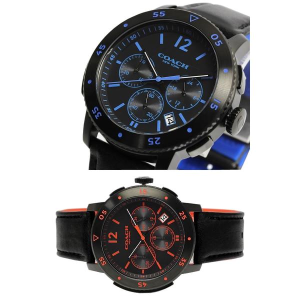 COACH　BLEECKER ブリーカー クロノグラフ 14602022 腕時計 Coach 14602022 Bleecker Analog Quartz Blue Dial Stainless
