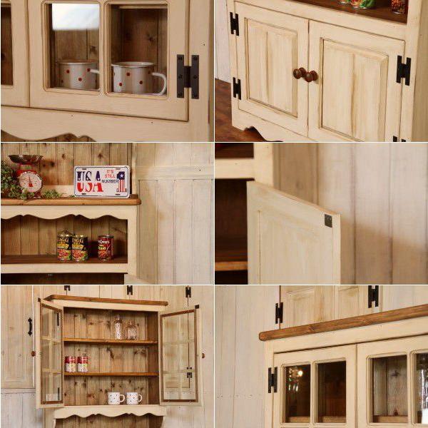 カントリー家具 アンティーク調家具 ナチュラル家具 食器棚 オーダー