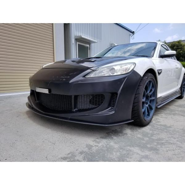 HSRエアロシリーズ RX-8 後期用 フロントバンパーVer2 FRP-FRPセット