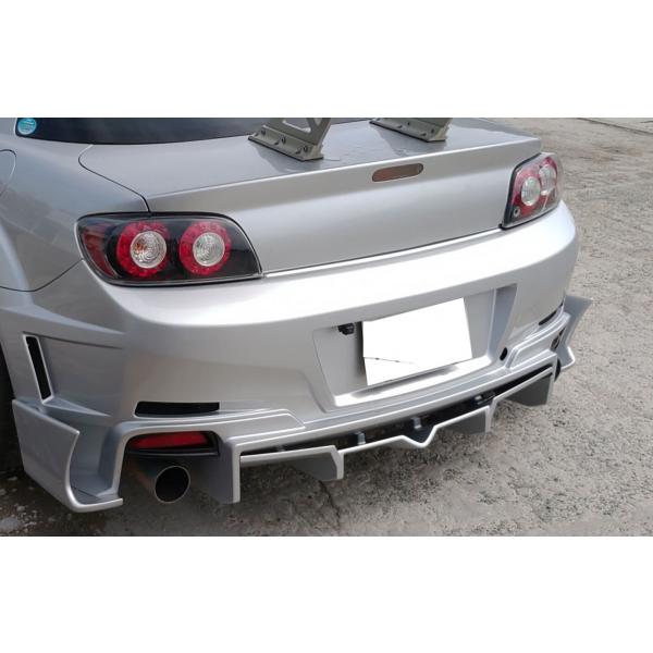 HSRエアロシリーズ RX-8 HSR リアバンパー専用オプションカナード カーボン /【Buyee】