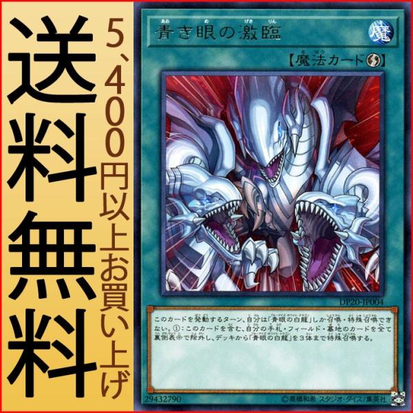 遊戯王カード 青き眼の激臨 レア デュエリストパック レジェンド