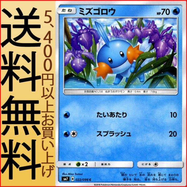 ポケモンカードゲーム SM7 拡張パック 裂空のカリスマ ミズゴロウ (HP