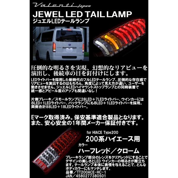 Valenti ヴァレンティ ハイエース 200系 ジュエル LED Valenti ヴァレンティ ハイエース 200系 ジュエル LED