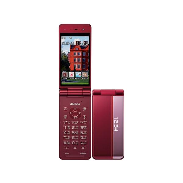 送料無料！新品未使用品】docomo P-01H (レッド) 本体 【白ロム