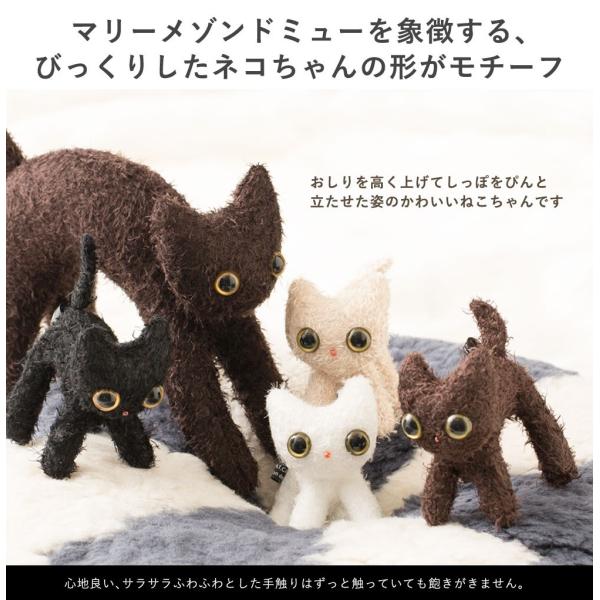 猫グッズ 猫雑貨 ねこ雑貨 オブジェソージュ 4種類 黒猫 クロネコ 白猫