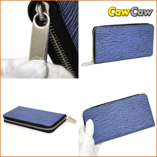 ルイヴィトン LOUIS VUITTON 長財布 エピ デニムアンクル