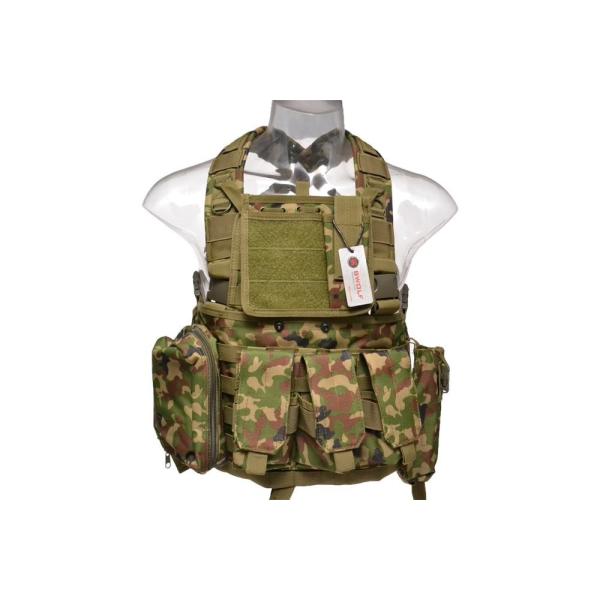 BWOLF製 MOLLEシステム チェストリグ ベスト 陸上自衛隊 2型タイプ迷彩