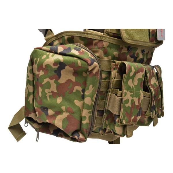 BWOLF製 MOLLEシステム チェストリグ ベスト 陸上自衛隊 2型タイプ迷彩