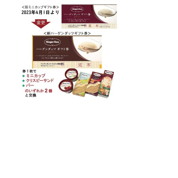 高級ギフトボックス入り ハーゲンダッツギフト券 3枚 ／プレゼント