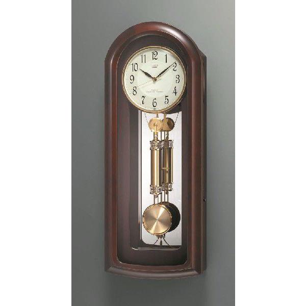 セイコーDECOR 報時振り子時計 SEIKO電波時計 AS898B 掛け時計