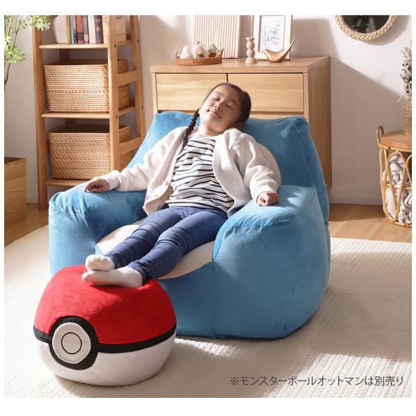 カビゴン ポケモン ソファ ビーズソファ 一人掛け 日本製 セルタン