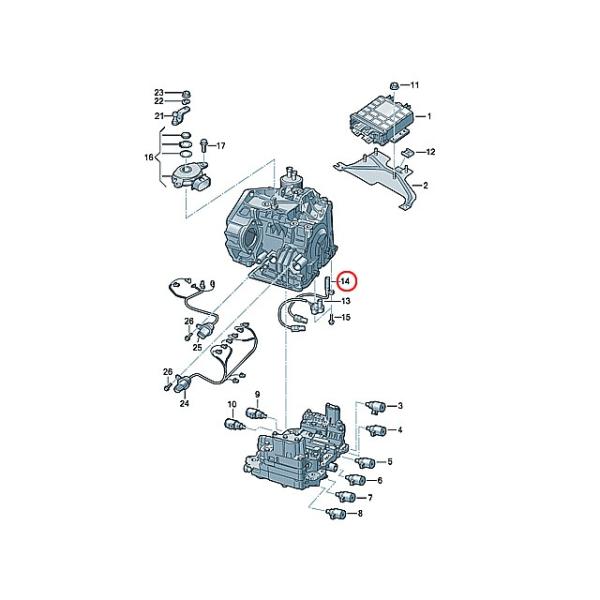 6速AT スピードセンサー G182 フォルクスワーゲン 09M927321B オートマスピードセンサー VW /【Buyee】