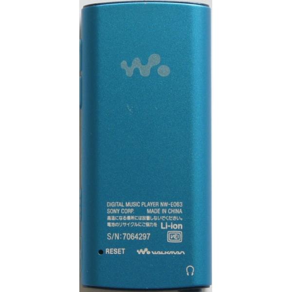 SONY Walkman（ソニーウォークマン）Eシリーズ、NW-E063（4GB）ブルー