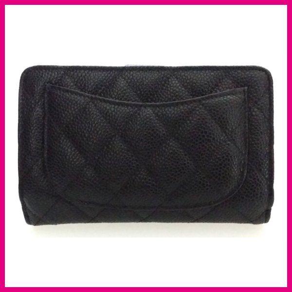 シャネル CHANEL 財布 2つ折り 中財布 ホック式 マトラッセ 新作