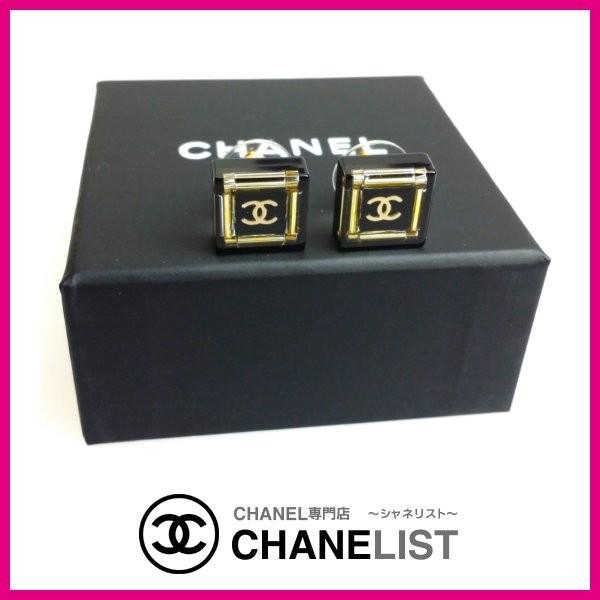 シャネル CHANEL ピアス スクエア 新作 ゴールド ブラック アクセサリー ココ ＣＣロゴ /【Buyee】 bot-online