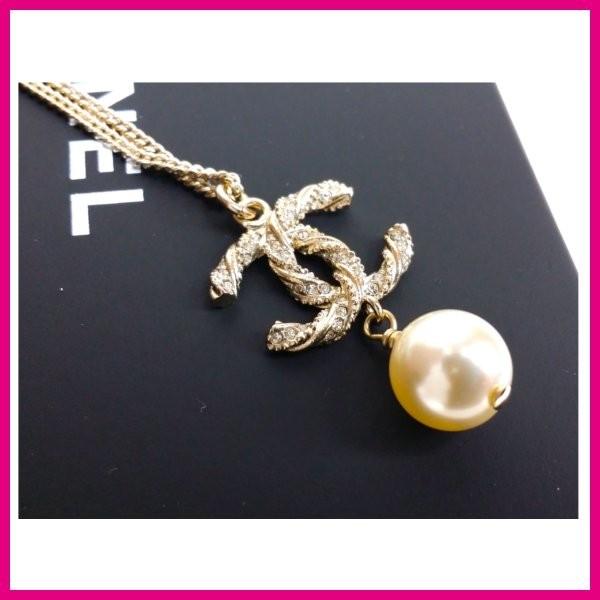 シャネル CHANEL ネックレス スワロフスキー 新作 ゴールド シャネル CHANEL ネックレス スワロフスキー 新作 ゴールド