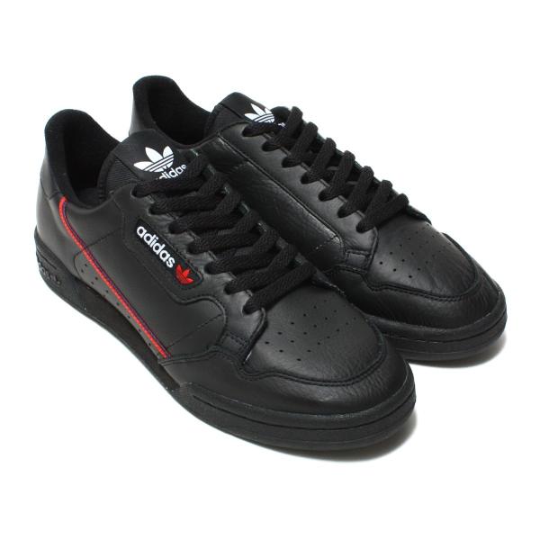 adidas Originals CONTINENTAL 80 (CORE BLACK/SCARLET/COLLEGIATE
