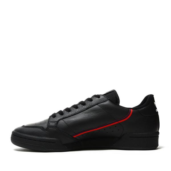 adidas Originals CONTINENTAL 80 (CORE BLACK/SCARLET/COLLEGIATE