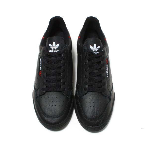 adidas Originals CONTINENTAL 80 (CORE BLACK/SCARLET/COLLEGIATE