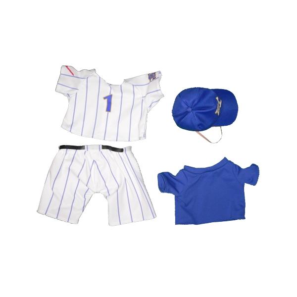 ダッフィー ぬいぐるみ ダッフィー 服 ユニフォーム FC MEN 縦ボーダー風