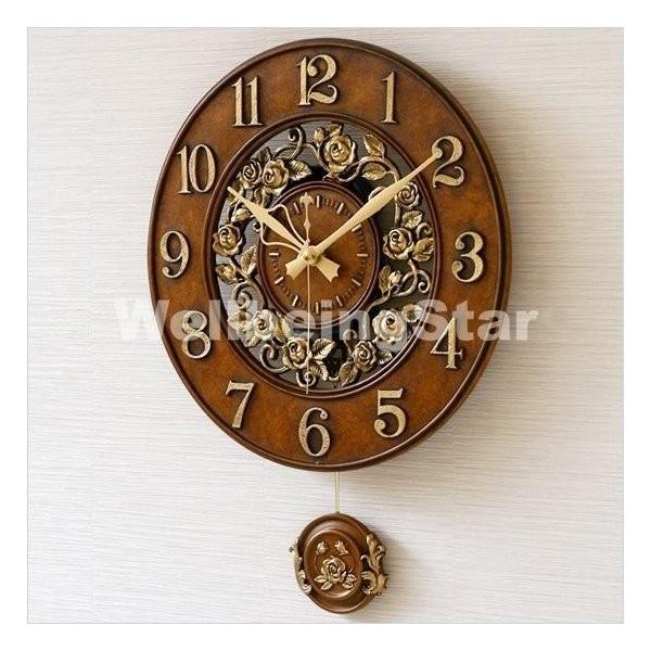 掛け時計 ベイリーローズ 壁掛け時計 おしゃれ 電波時計 掛時計 北欧