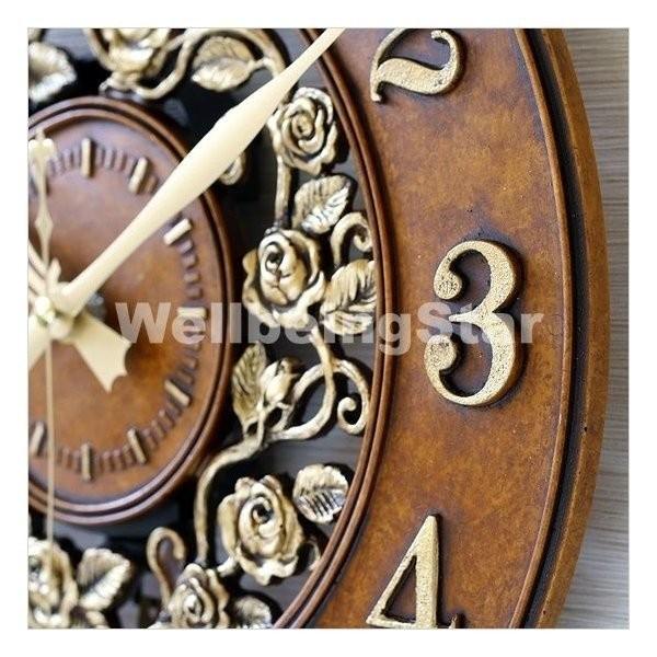 掛け時計 ベイリーローズ 壁掛け時計 おしゃれ 電波時計 掛時計 北欧