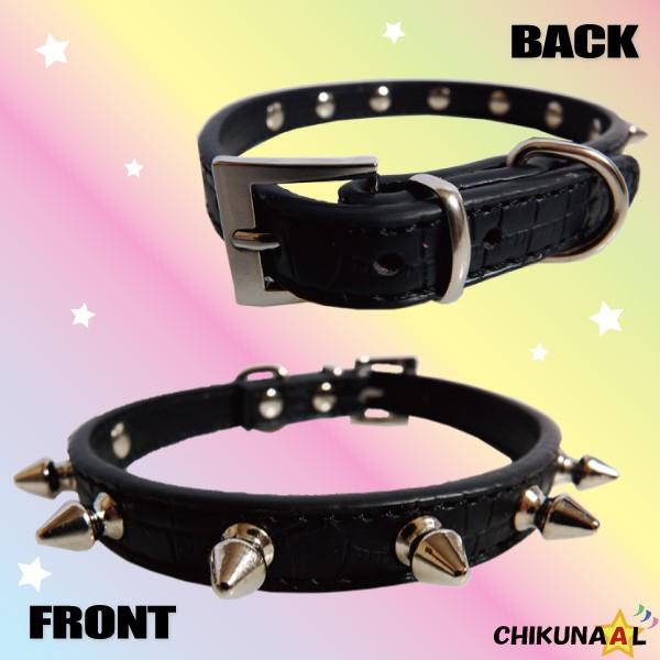 在庫処分大特価！】犬 猫 首輪 スタッズ かっこいい 個性的