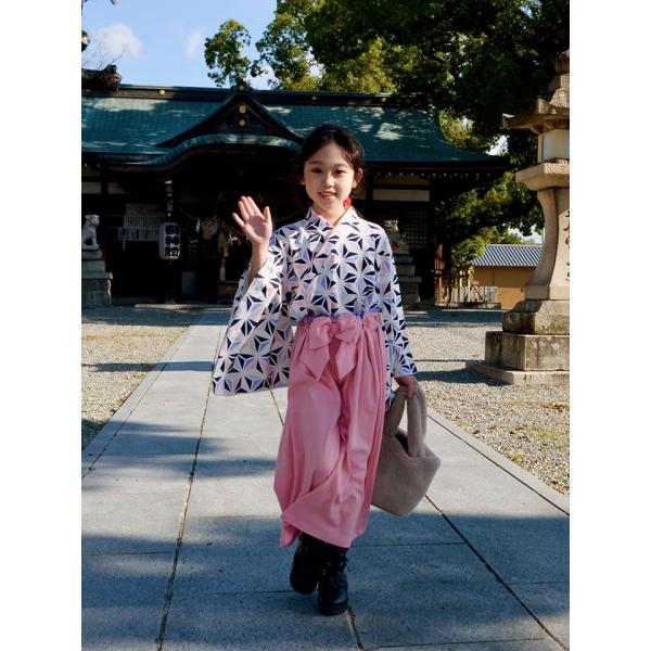 袴袴風女の子子供用キッズ2点セットひなまつり和服衣装着物七五三節句