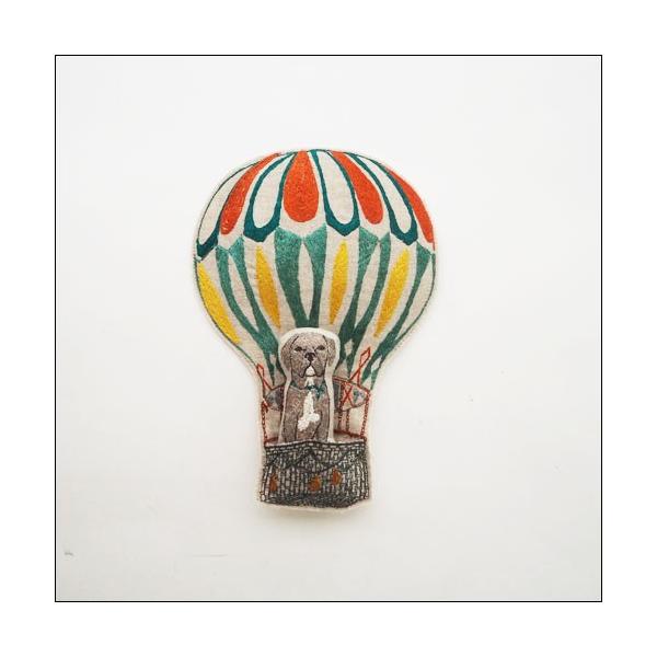 CORAL&TUSK(コーラル＆タスク)Hot Air Balloon Embroidered Linen Wall 