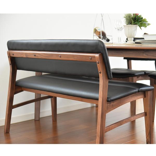 公式ストア ベンチ 単品 幅114cm 2人掛け 完成品 2P ダイニング