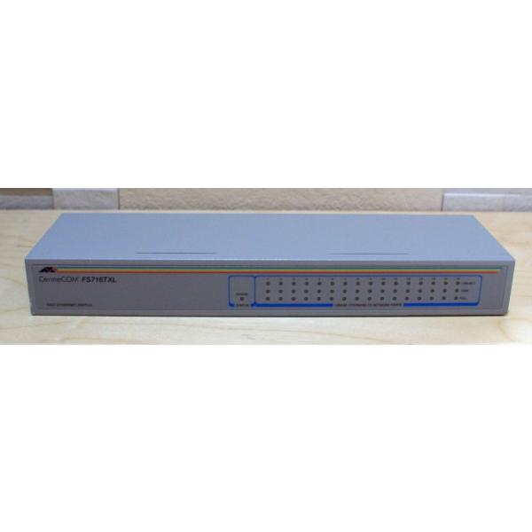 中古）アライドテレシス スイッチングHub CentreCOM FS716TXL 10/100
