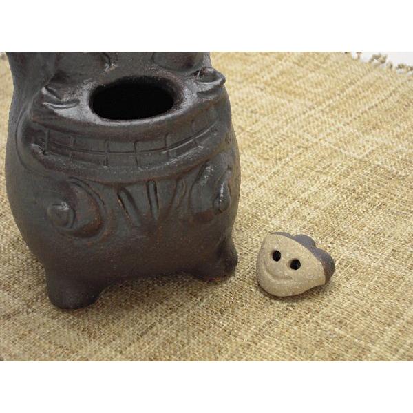 最新エルメス 醤油差し『しょうゆさシーサー』 泥佛窯 雲がくれ庵 比嘉泥佛 作 工芸品