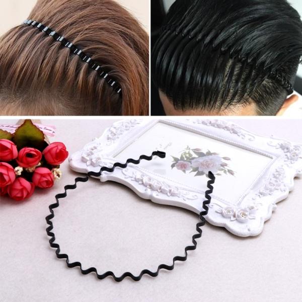 楽天最安値に挑戦】 カチューシャ 波型 2個セット ヘアバンド ヘアアクセサリー メンズ レディース