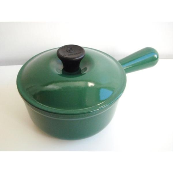 ルクルーゼ ソースパン 14cm 緑 LE CREUSET ヴィンテージ グリーン フランス鍋 ミルクパン 片手 /【Buyee】