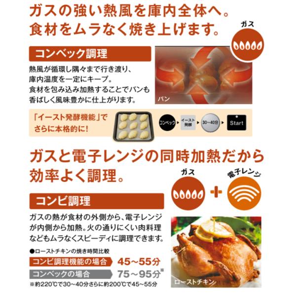 即納 リンナイ ガスオーブン プロパンガス用 電子レンジ付 送料無料