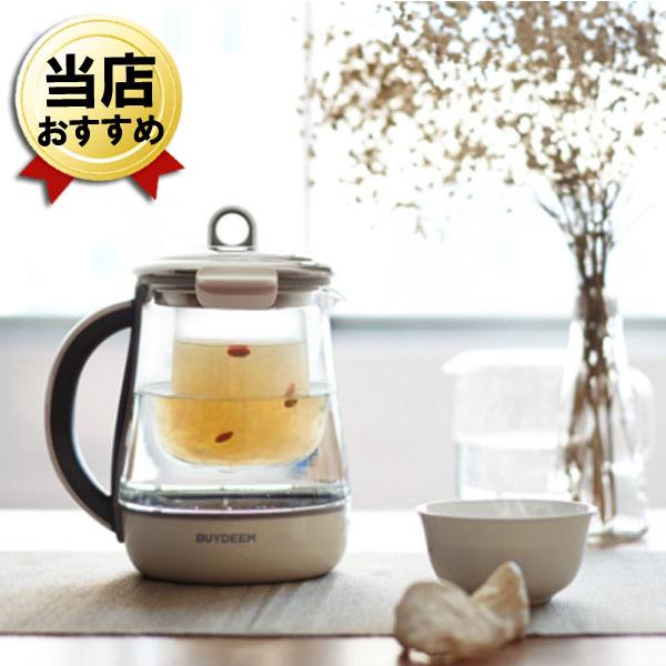 即納 薬膳マルチポット BUYDEEM 電気ケトル 1.5L ティーポット 大容量