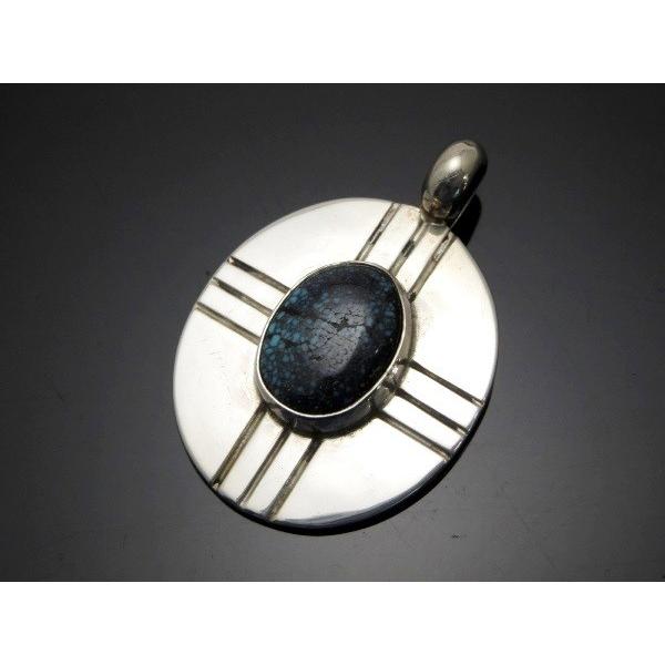 Sunshine Reeves ナバホ族 ターコイズ ペンダント トップ サンシャイン