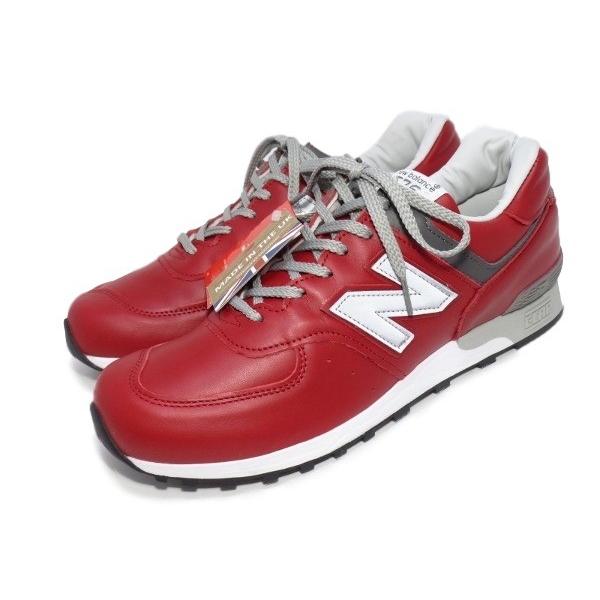 未使用 new balance ニューバランス M576 RED レザー レッド 赤