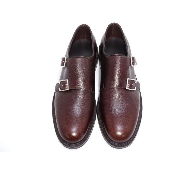 新品 JOHN LOBB MORVAL ジョンロブ モーヴァル ダブルモンク 良品】JOHN LOBB/ジョンロブ革靴MORVALダブルモンク