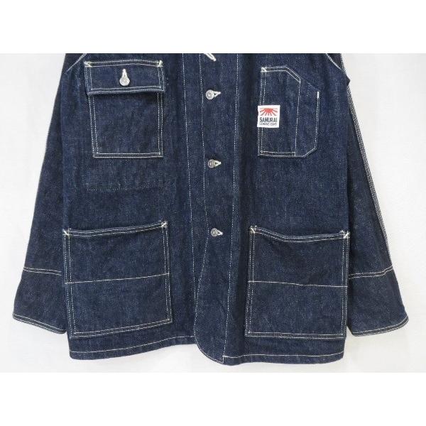 サムライジーンズ デニム カバーオール インディゴ 38 S20CVX SAMURAI