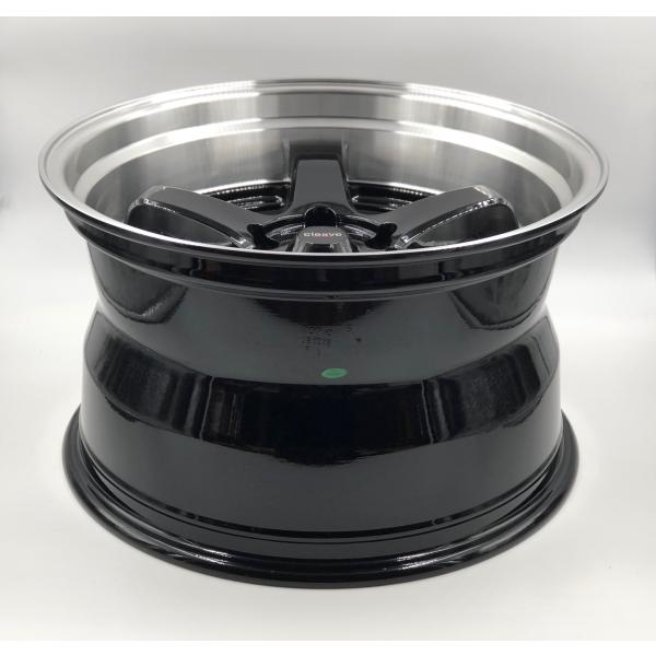 CLEAVE RACING FL53 18x10.5J +15 5H-114.3 ブラック/マシンド 2