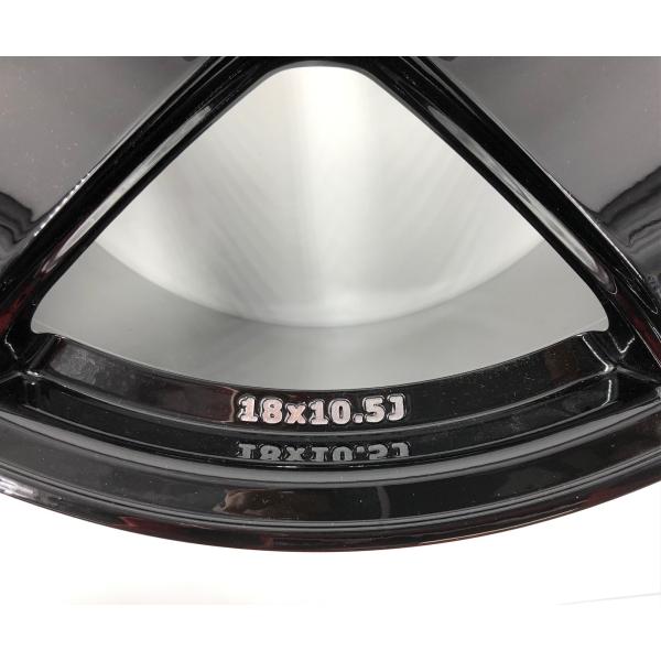 CLEAVE RACING TS54C 18x10.5J +15 5H-114.3 ブラック 2本セット 