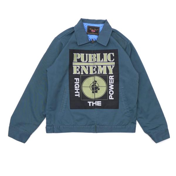 Supreme public best sale enemy work jacket